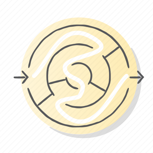 Labyrinth, planning, puzzle, solution, strategy icon - Download on Iconfinder