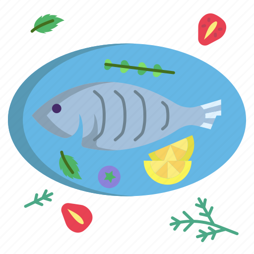 Baked, fish icon - Download on Iconfinder on Iconfinder