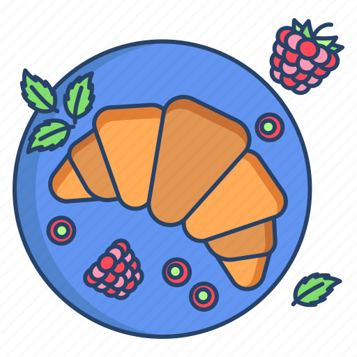 Croissants, berries icon - Download on Iconfinder