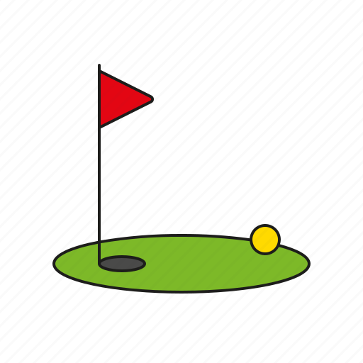 Equipment, games, golf, green, hole, olympics, sports icon - Download on Iconfinder