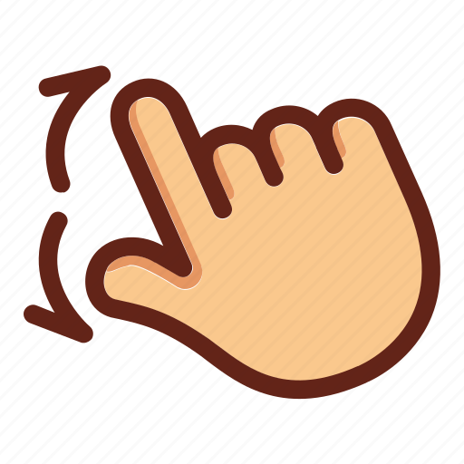 Finger, hand, screen touch, two fingers zoom, zoom, zoom out icon - Download on Iconfinder