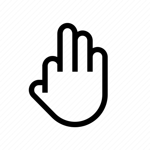 Fingers, hand, hand-gesture icon