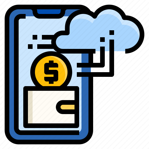 Bank, cashless, cloud, finance, fintech, money, transaction icon - Download on Iconfinder