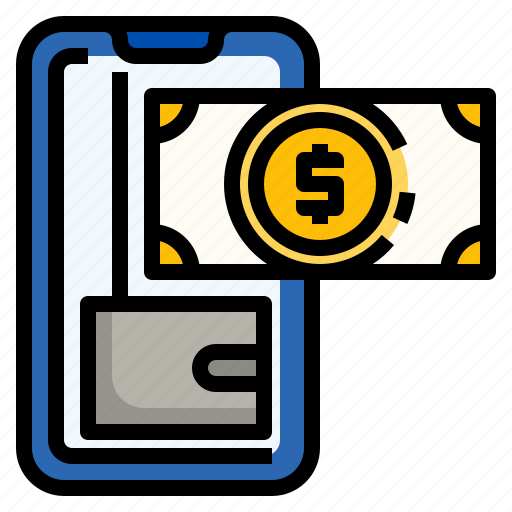 Banking, cashless, finance, mobile, payment, transaction, wallet icon - Download on Iconfinder