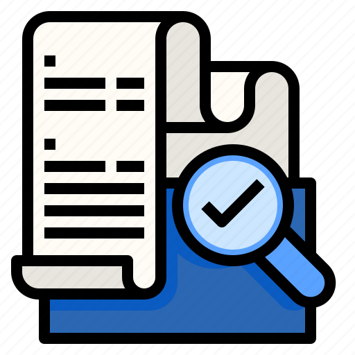 Audit, business, check, correct, finance, surveying, verification icon - Download on Iconfinder