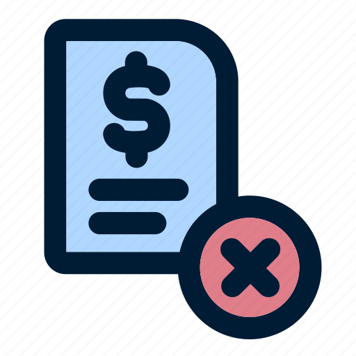 Disapproval, dollar, finance, fintech, money, payment, transaction icon - Download on Iconfinder