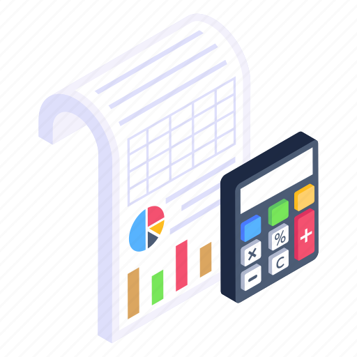 Business calculations, accounting, bookkeeping, accounting assessment, accounts document icon - Download on Iconfinder