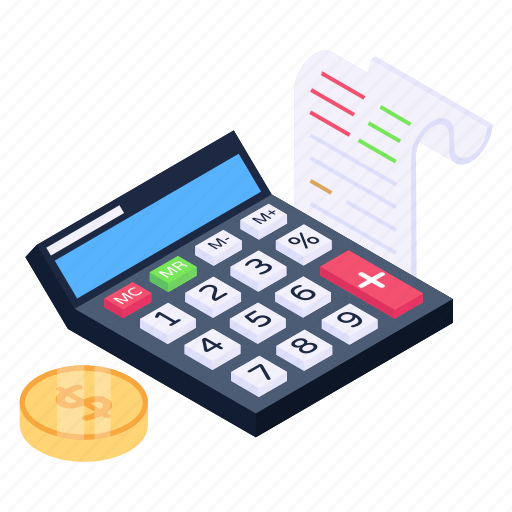 Accounting, budgeting, bookkeeping, tax calculation, financial calculation icon - Download on Iconfinder