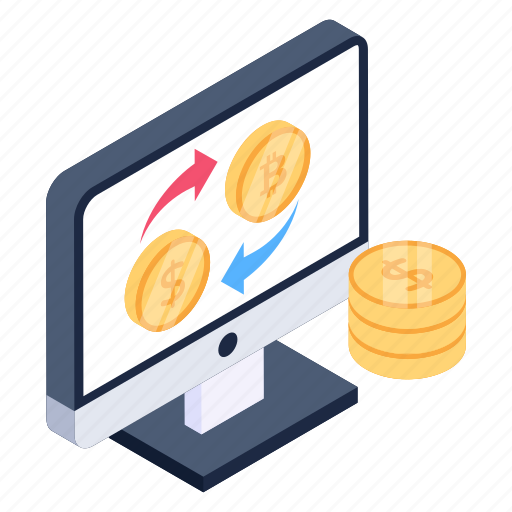 Online currency exchange, currency conversion, currency exchange, cash exchange, money exchange icon - Download on Iconfinder