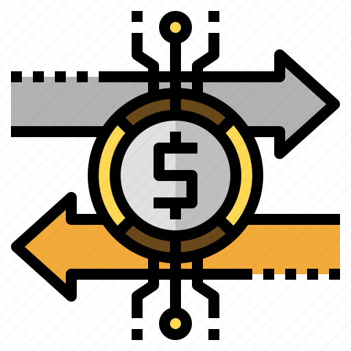 Cash flow, investment, dollar, fintech, financial management icon - Download on Iconfinder