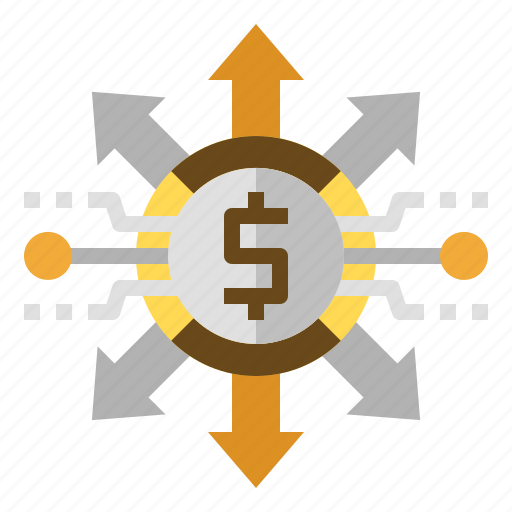 Currency fluctuation, fintech, fund, digital currency, stock market icon - Download on Iconfinder
