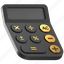 black, calculator, computer, accounting, math, mathematics, device 