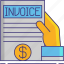 invoice, bill, receipt, document 
