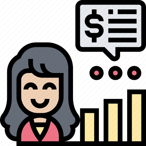 Financial, investment, service, profit, consultant icon - Download on Iconfinder