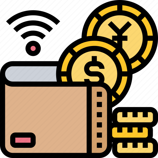 Digital, wealth, money, wallet, currency icon - Download on Iconfinder