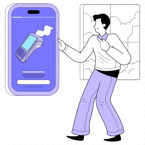 Devices, device, electronic, mobile, smartphone, phone, user illustration - Download on Iconfinder