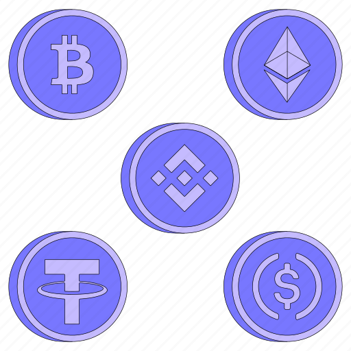 Finance, currency, money, crypto, exchange, bitcoin, ehtereum illustration - Download on Iconfinder