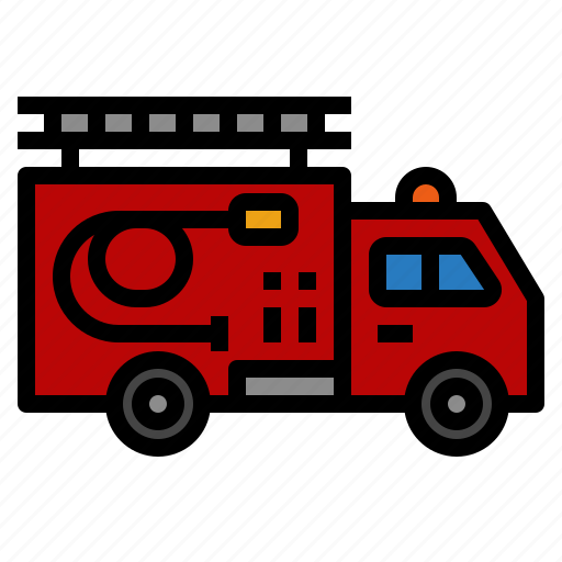 Emergency, fire, fireman, truck, water icon - Download on Iconfinder