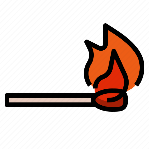 Burn, combustion, fire, flame, hot, match icon - Download on Iconfinder