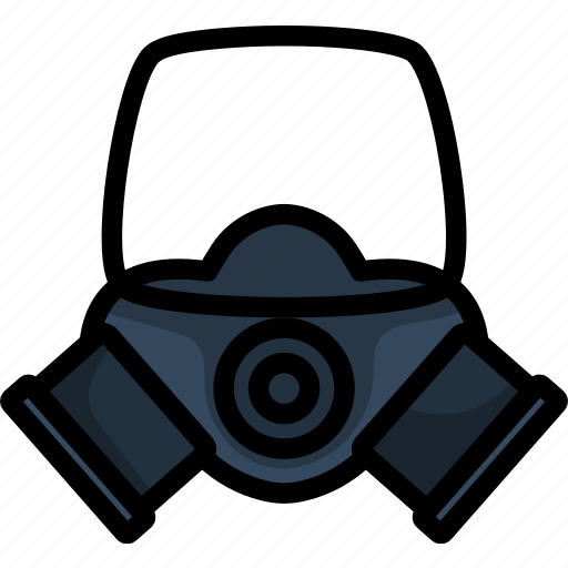 Protection, danger, safety, fire, lineart, mask, equipment icon - Download on Iconfinder