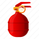 car, extinguisher, fire, hand, office, water