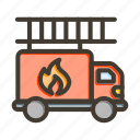 fire truck, emergency, vehicle, truck, fire