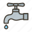 faucet, water, tap, sink, plumbing 