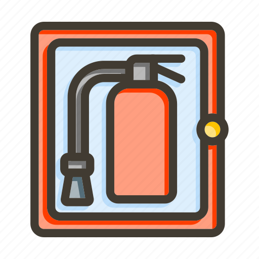 Fire cabinet, fireplace, fire, flame, burn icon - Download on Iconfinder