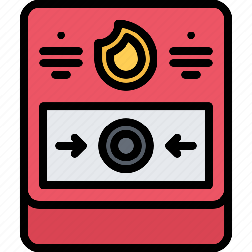 Alarm, button, fireman, fire icon - Download on Iconfinder