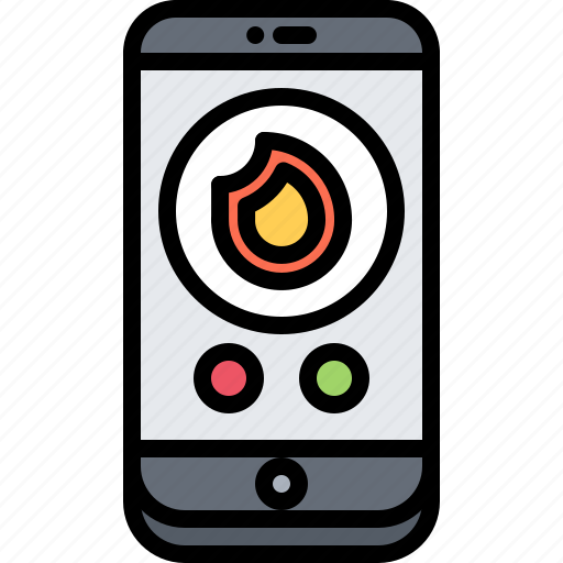 Call, smartphone, fireman, fire icon - Download on Iconfinder