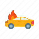 - car on fire, car fire, fire, burning car, car fire emergency, accident, fire emergency, road