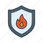 - fire shield, fire-protection, fire, protection, fire-insurance, fire-safety, safety, flammable 