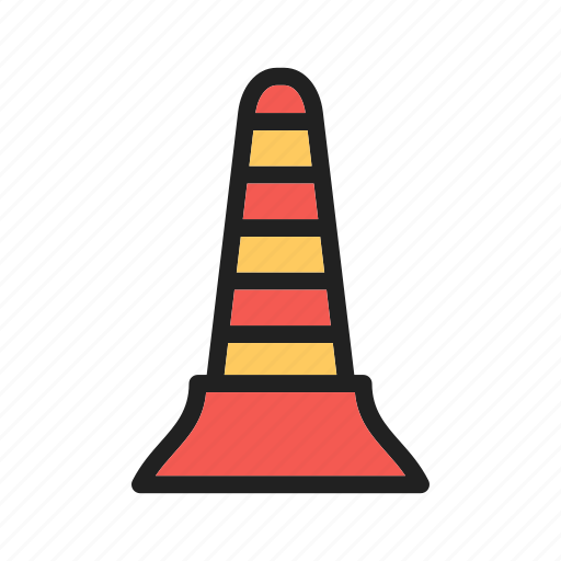 Cone, emergency, equipment, fire, red, rescue, work icon - Download on Iconfinder