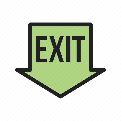 Emergency, evacuation, exit, fire, outdoors, run, running icon - Download on Iconfinder