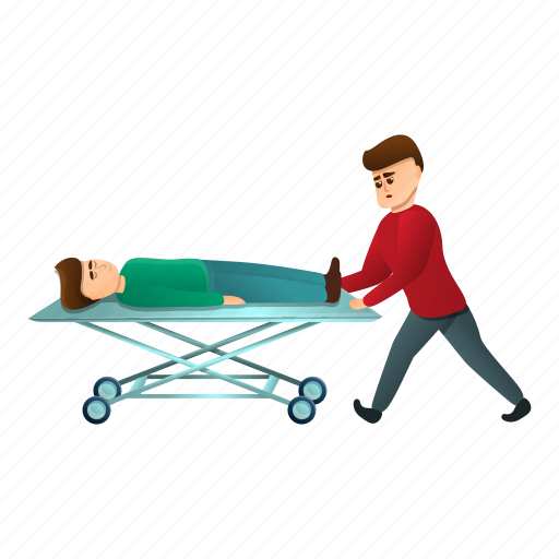 Bed, cart, heart, hospital, medical icon - Download on Iconfinder