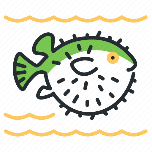 Blowfish, fish, sea, species icon - Download on Iconfinder