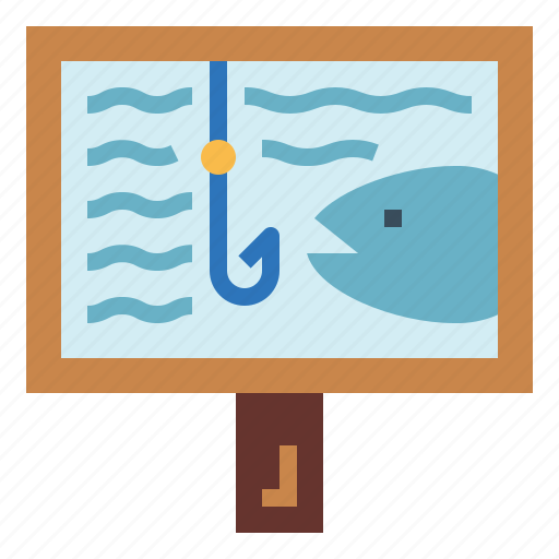 Fishing, river, sign, signaling icon - Download on Iconfinder