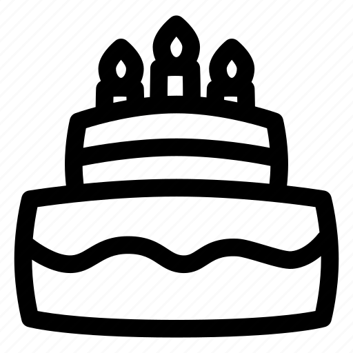 Birthday, cake, celebration, dessert, party, cream, sweet icon - Download on Iconfinder