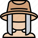 hat, fishing, bucket, clothing, protection