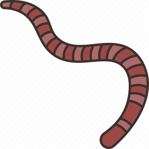 Earthworm, prey, lure, invertebrate, animal icon - Download on Iconfinder