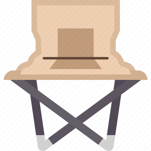 Chair, folding, seat, camp, picnic icon - Download on Iconfinder