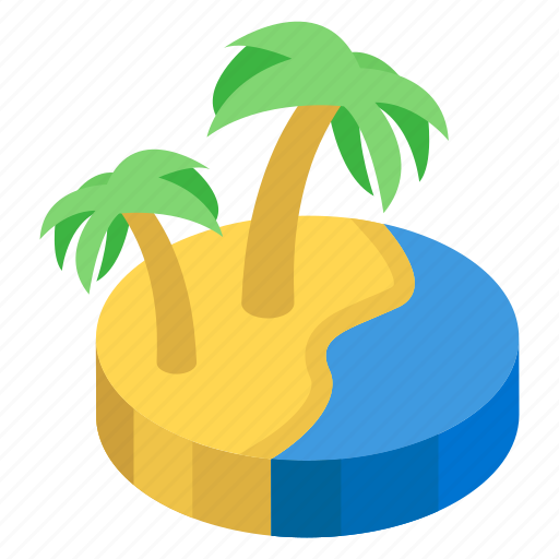 Beach, enclave, island, landscape, seashore, tourist place icon - Download on Iconfinder
