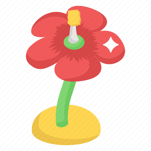 Decorative flower, exotic flower, flower design, generic flower, himbuss, tropical flower icon - Download on Iconfinder