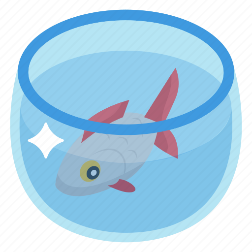 Aquarium, fish glass, fish jar, home decor, marine creature, water pet icon - Download on Iconfinder