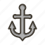 anchor, ship, boat, marine, tool 