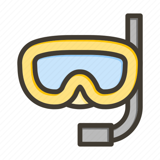 Snorkel, diving, scuba, swimming, snorkeling icon - Download on Iconfinder