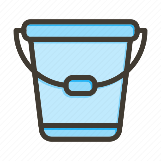 Bucket, basket, shopping, paint, water icon - Download on Iconfinder