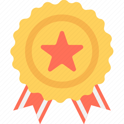 Badge, medal, prize, ribbon badge, winner icon - Download on Iconfinder