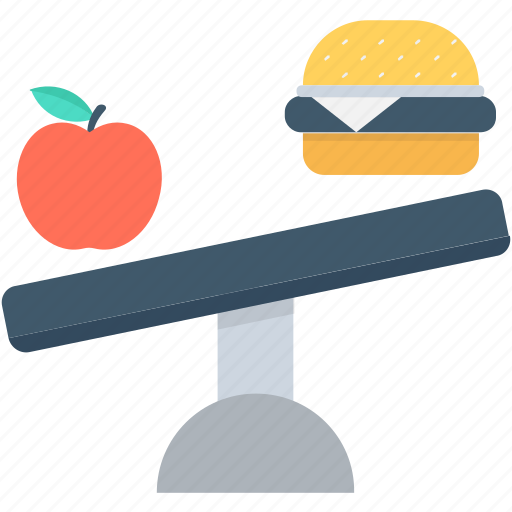 Apple, balanced diet, burger, dieting, healthy food icon - Download on Iconfinder