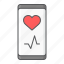 app, fitness, health, heartbeat, smartphone, sport 